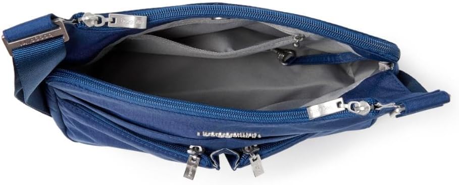 Baggallini Crossbody Travel Bag 11x8.5 Lightweight Water-resistant Nylon Handbag
