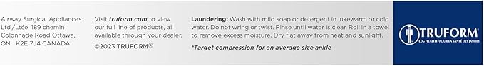 Truform 30-40 mmHg Compression Stockings for Men and Women, Thigh High Length, Dot-Top, Closed Toe, Black, Medium