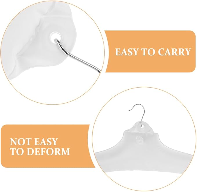 Inflatable Clothes Drying Rack Portable Foldable Travel Hanger with Strong Hook Space-Saving Design for Home and Outdoor Use