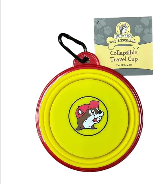 Buc-ee's Collapsible Travel Cup Pet Essentials