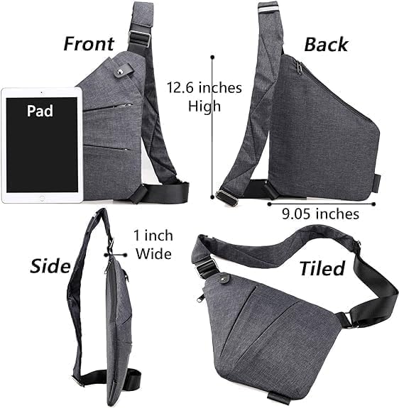 Anti Theft Travel Bag for Women, Travel Purses Anti Theft Crossbody