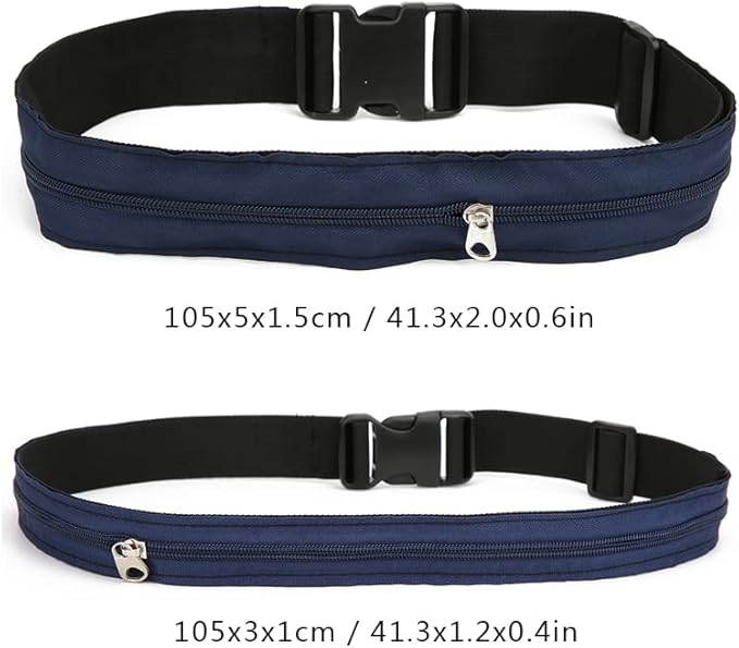 Travel Belt Money Waist Pack for Women Men Hidden Waterproof Anti Theft Passport Security Fanny Pouch Wallet Waist Bag