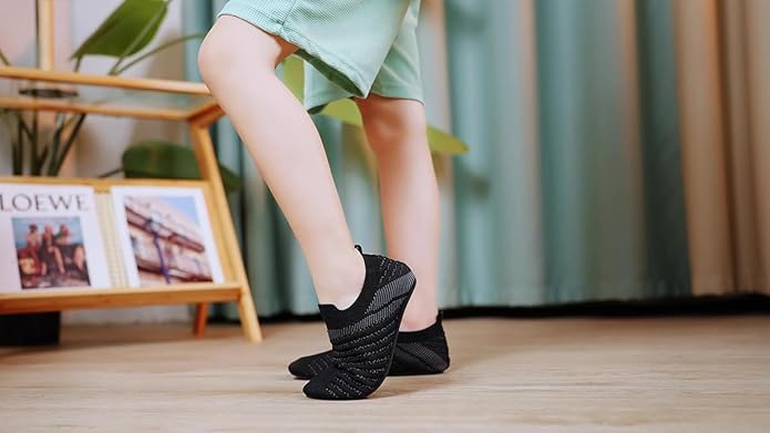 ditont Toddler Slippers Non-Slip Lightweight Comfortable Kids Indoor Grip House Home Shoes for Boys Girl
