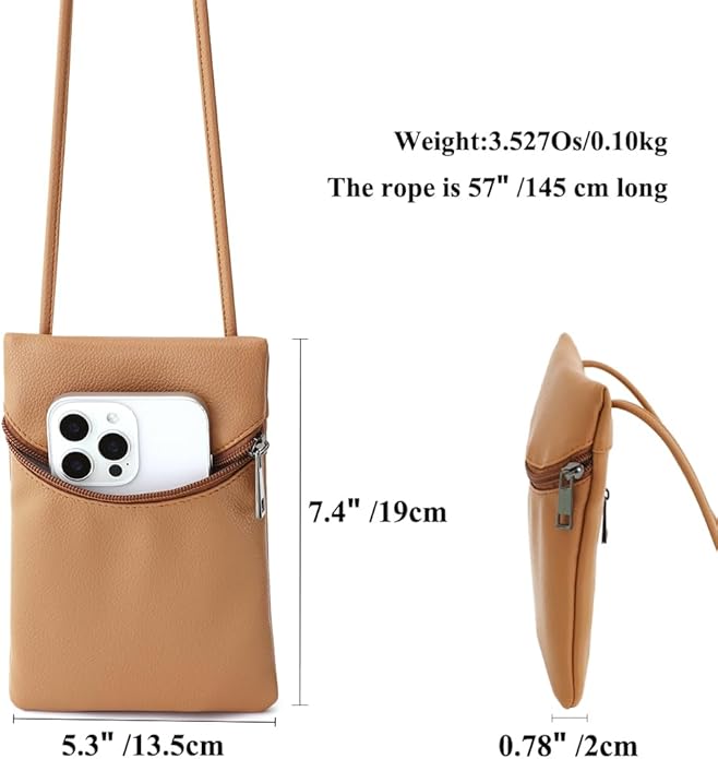 Small Crossbody Women Cell Phone Purse Wallet Bag With Shoulder Strap