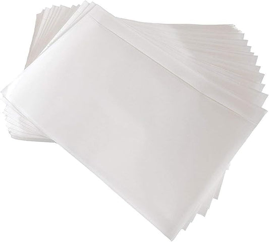 (240 Pack) BEUYI Clear 9.5'' x 6.7'' Packing List Envelopes, Adhesive Shipping Label Pouches/Sleeves, Easily Fits Half of Letter-Size Paper