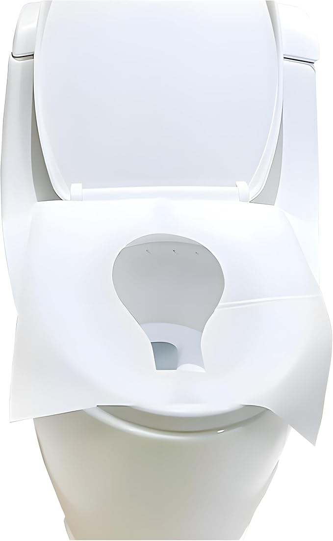 Disposable Toilet Seat Covers, Flushable Travel Disposable Toilet Seat Covers for Adults Kids Potty Training, Travel Essential Accessories for Airplane, Road Trips, Camping (20)