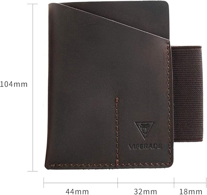 VIPERADE PJ12 Leather EDC Pocket Organizer for Belt, Multitool and Flashlight Holster, Leather EDC Holster with Pen Loop, EDC Leather Knife Sheath with Belt Clip