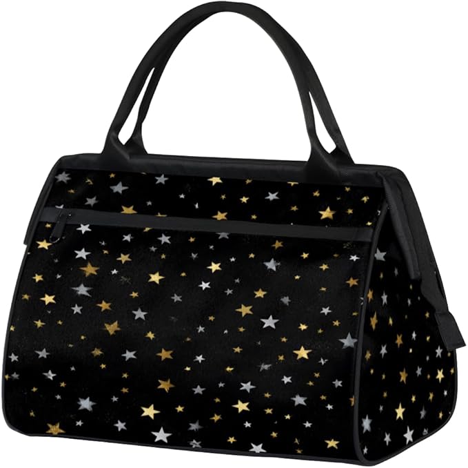 Starry Sky Overnight Weekender Bag for Women Men Travel Duffel Bags Waterproof Luggage Carry on Sports Yoga Gym Bag