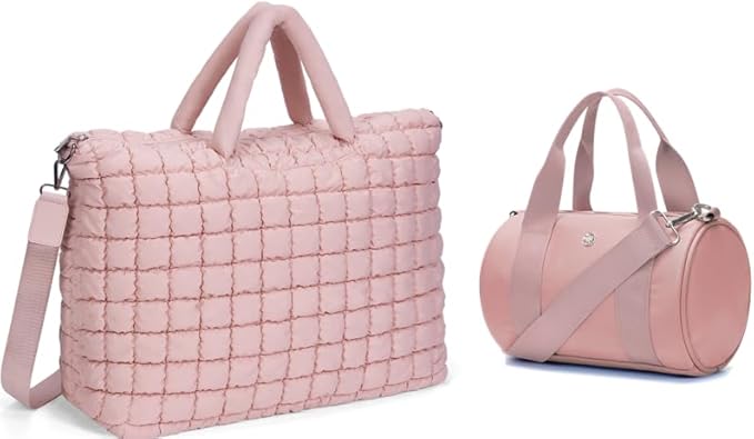 Mini Gym Bag Pink+Duffle Bag Pink