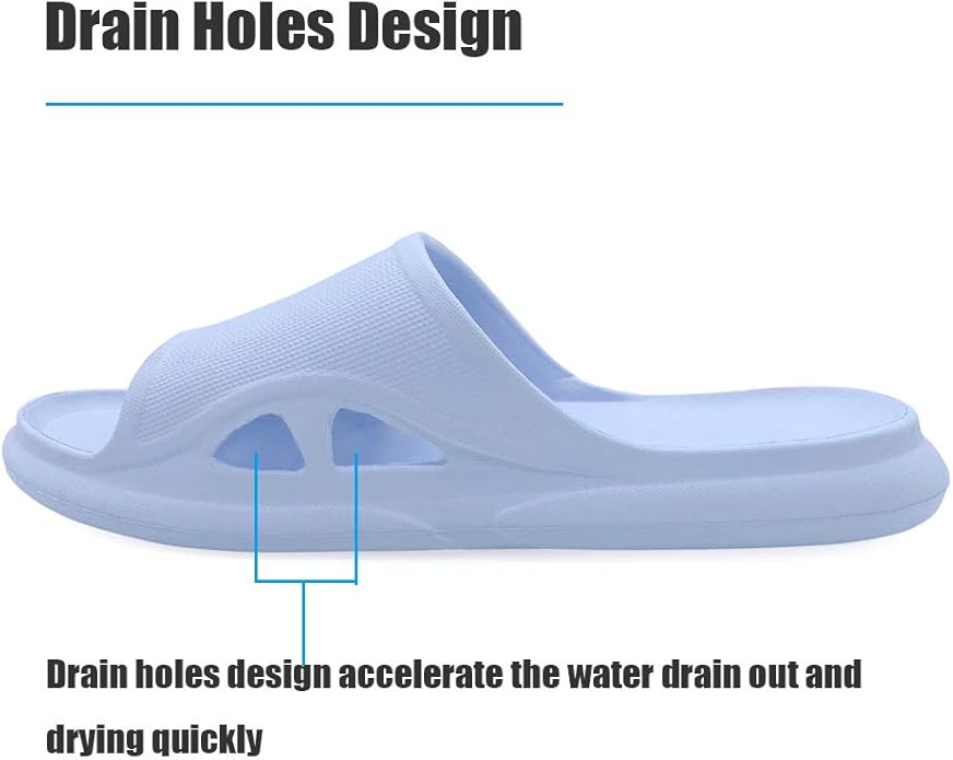LM Women Shower Slippers Bathroom Slippers Sandals House Slippers Non Slip Shoes Dorm Shoes