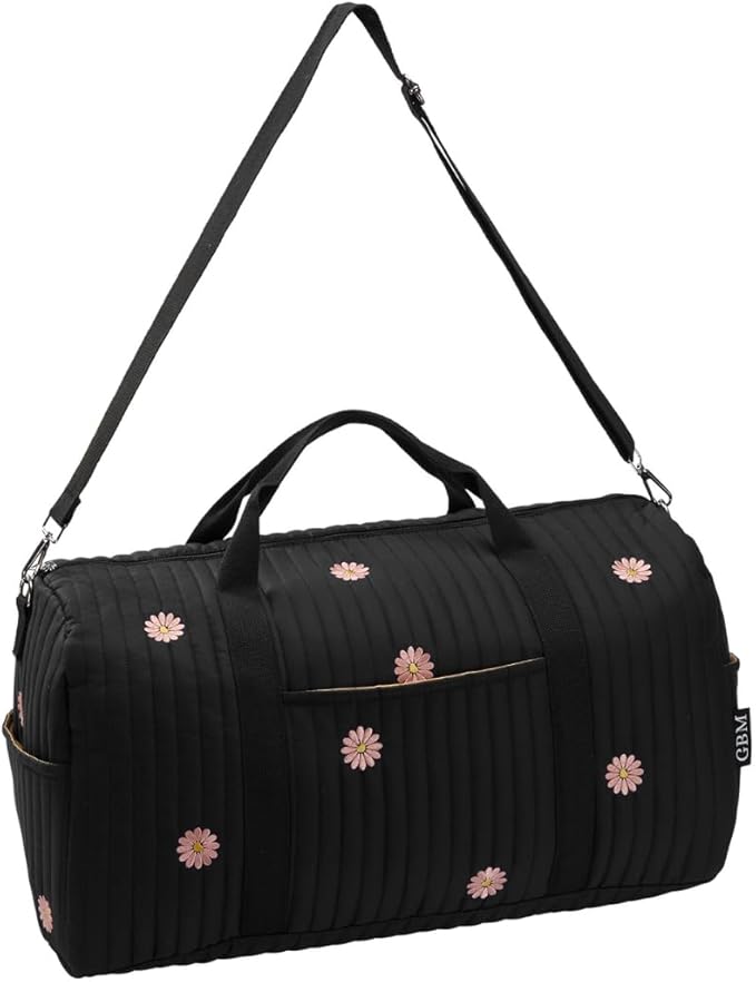 Women’s Travel Duffel Bag – Large Weekender & Overnight Travel Bag with Wet Pocket, Carry-On Friendly, Ideal as Hospital or Maternity Bag for Labor and Delivery