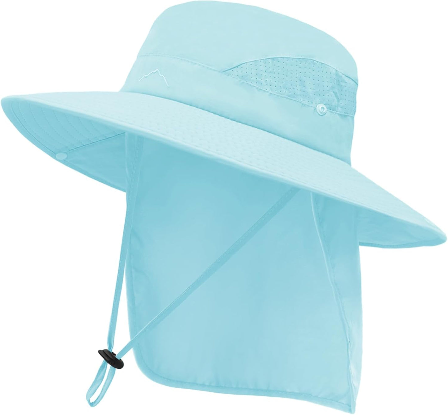 ZOORON Sun Hat for Men Women Fishing Hat with Neck Flap Wide Brim Bucket Hat UV Protection for Beach Camping Hiking