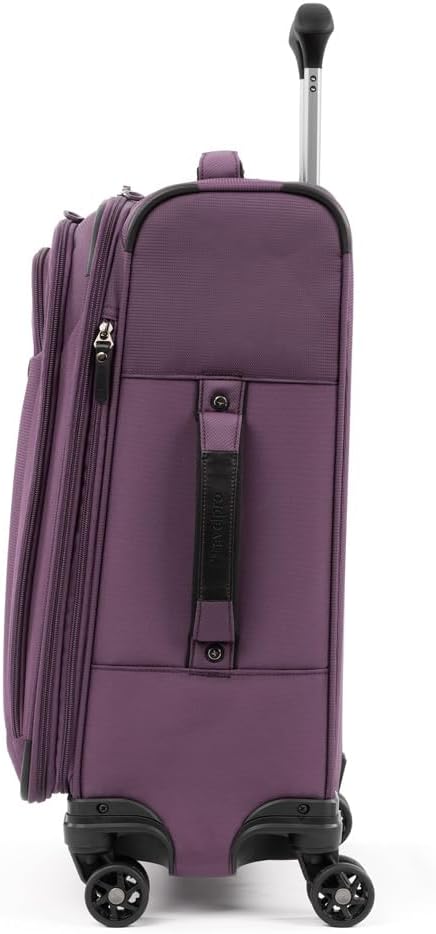 Travelpro Tourlite Softside 2-Piece Set, Expandable Luggage, 4 Spinner Wheels, Lightweight Suitcase, 21" Carry-On, 29 Check Large, Deep Purple