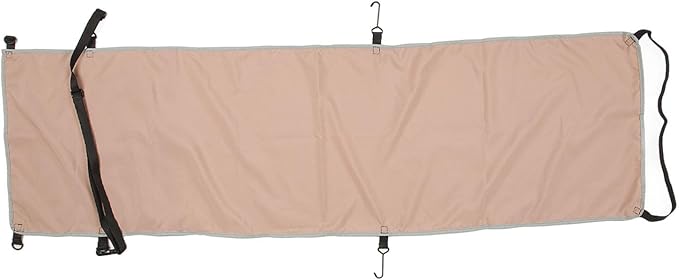 Ergonomic Hammock Seat Cover with Footrest for Airplane, Practical Outdoor Use (Khaki)