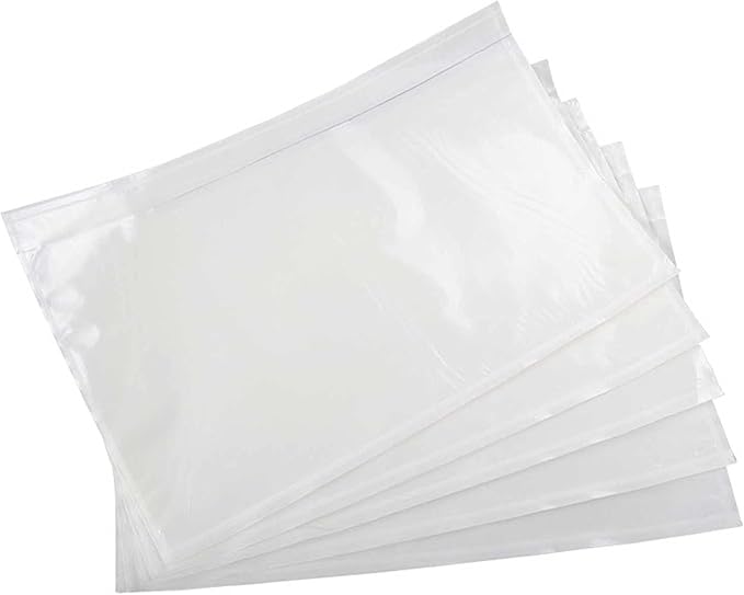 1000 Pcs-7.5x5.5 Packing List Mailing Envelopes Shipping Envelopes Packing List Clear Adhesive Shipping Label Sleeves Shipping Supplies for Small Businesses