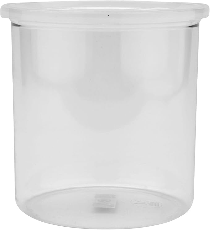 G.E.T. CR-0270-CL Round Food Storage Crock w/ Lid, 2.7 Quart, Clear (Set of 12)