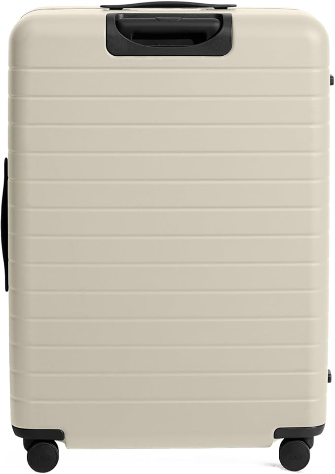 Away Large Checked Luggage, 29 Inch Hardside Suitcase with Spinner Wheels, Lightweight & Durable, TSA Lock, Salt White Matte
