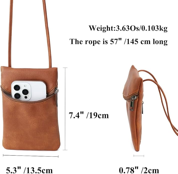 Small Crossbody Women Cell Phone Purse Wallet Bag With Shoulder Strap