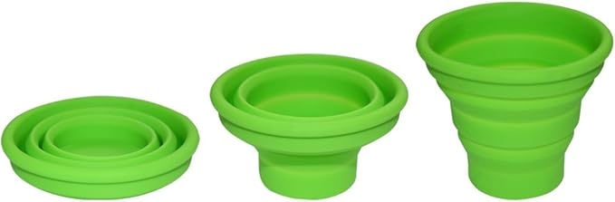 Ecoart Silicone Collapsible Travel Cup for Outdoor Camping and Hiking (1 Pack)