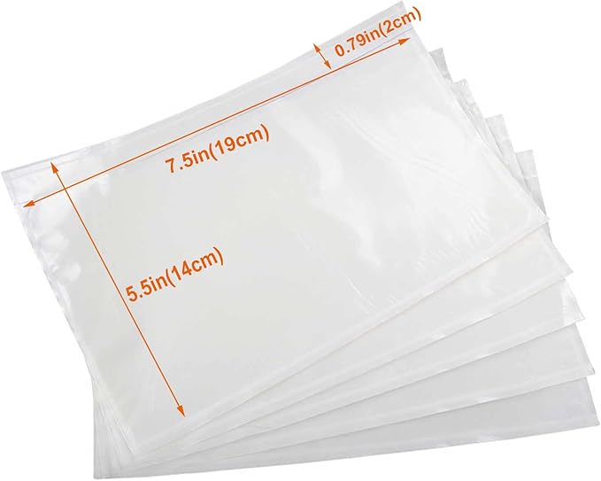 100 Pack-7.5x5.5 Packing List Mailing Envelopes Shipping Envelopes Packing List Clear Adhesive Shipping Label Sleeves Shipping Supplies for Small Businesses