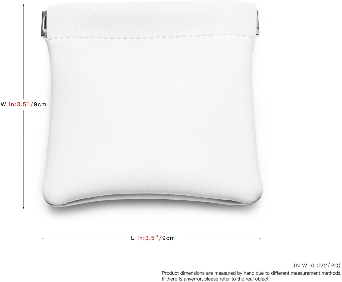 PU Leather Jewelry Travel Bag Leather Jewelry Pouch Christmas,Wedding Party Favor Gift Bag (S, Pearl White)