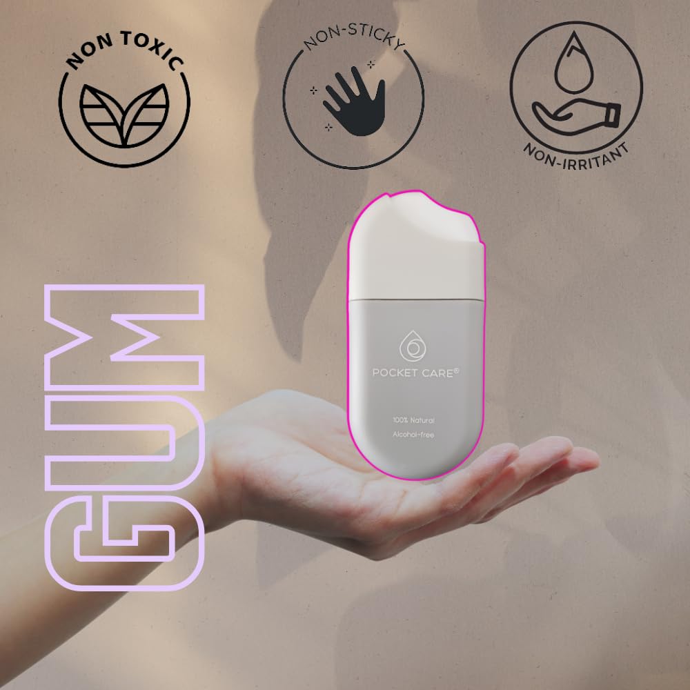 POCKET CARE | 3 Pack Grape scented Hand Cleanser Moisturizing Spray 1.5 Fl OZ- for Hands | Organic | Travel Size - Travel Accessories | 100% natural