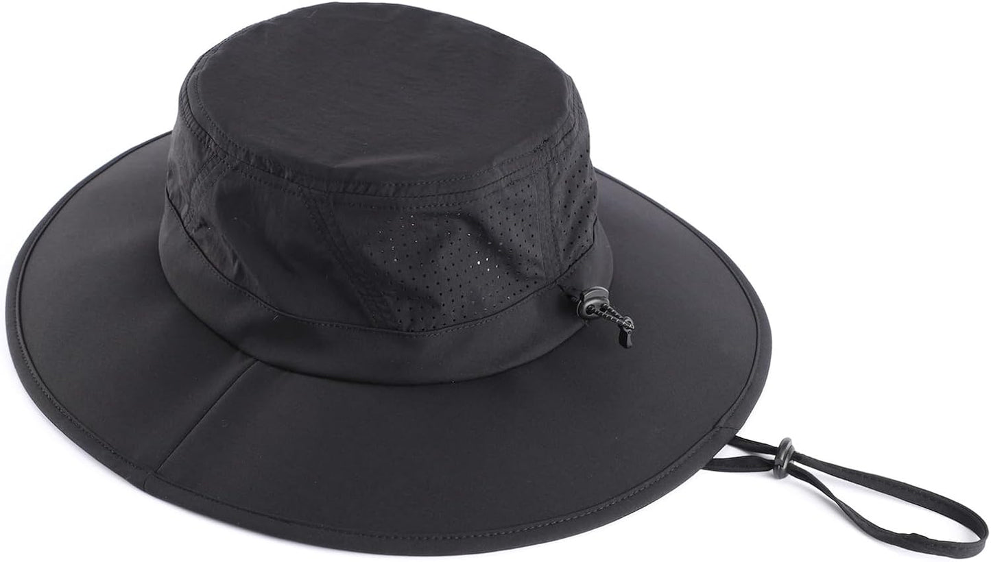 Home Prefer UPF 50+ Sun Hats for Men Women Foldable Wide Brim Fishing Hat Quick Dry Summer Outdoor Garden Safari Bucket Hat