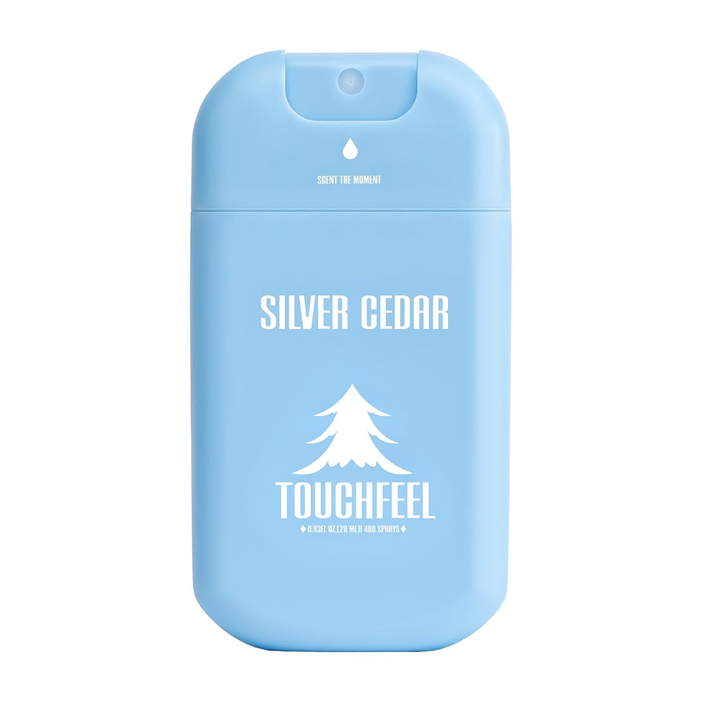 Power Mist Hand Sanitizer Spray, Scented Hydrating Hand Sanitizers Travel Size Refillable, Pocket Portable 1-Pack (Silver Cedar) 0.93Fl Oz 460-Sprays Each