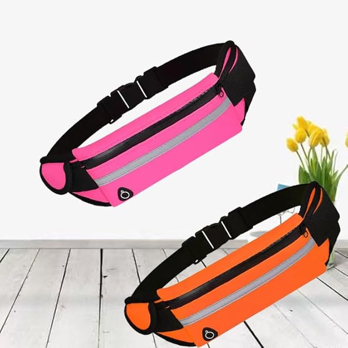 Anti-Theft Invisible Waist Bag, Hidden Storage for Safer Travel, Ultra-Slim Money Belt, Waterproof, Ultra-Light Fabric - Soft, Stretchy & Breathable (Green)
