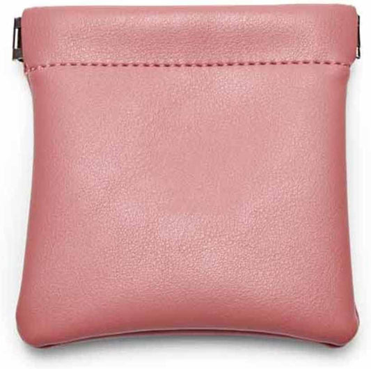 PU Leather Jewelry Travel Bag Leather Jewelry Pouch Christmas,Wedding Party Favor Gift Bag (S, Pink)