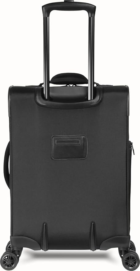WallyBags Solutions 20” Expandable Spinner Carry-On with Padded Laptop and Electronics Pockets