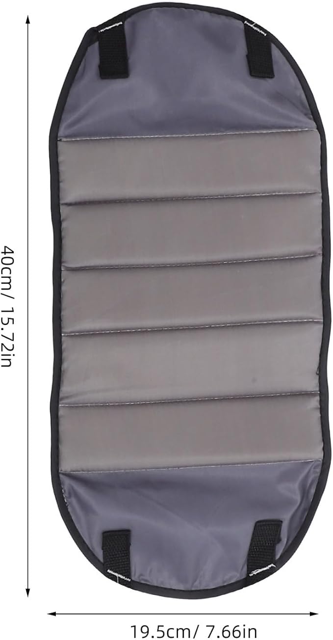 Airplane Foot Hammock Hanging Footrest Sling with Plush Deep Gray Cover Portable Travel Footrest for Office and Flight Comfort