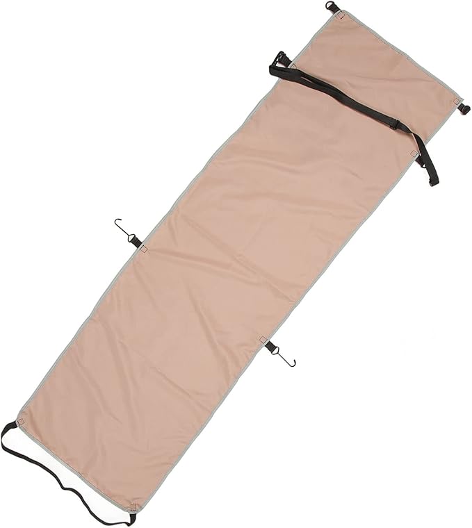 Ergonomic Hammock Seat Cover with Footrest for Airplane, Practical Outdoor Use (Khaki)