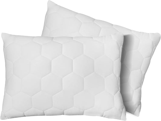SHEEX Original Performance Down-Alternative Back and Stomach Sleeper Pillow, Cooling Pillow with Support, Standard/Queen