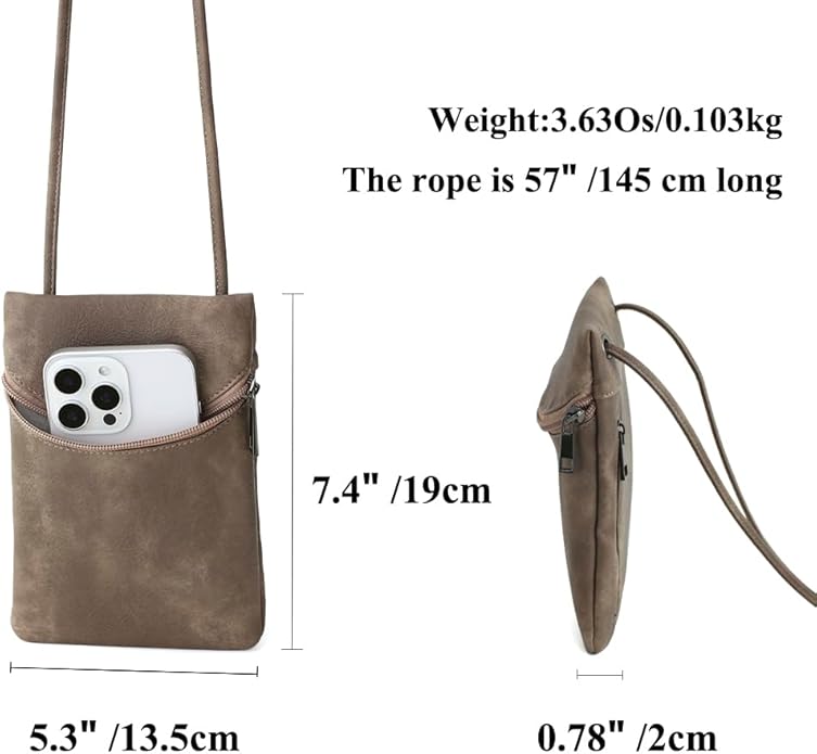 Small Crossbody Women Cell Phone Purse Wallet Bag With Shoulder Strap