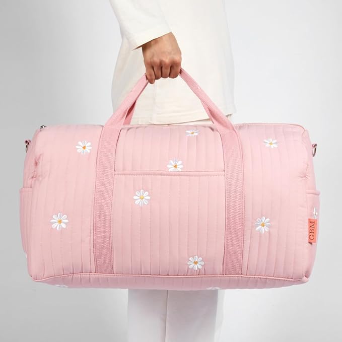 Women’s Travel Duffel Bag – Large Weekender & Overnight Travel Bag with Wet Pocket, Carry-On Friendly, Ideal as Hospital or Maternity Bag for Labor and Delivery