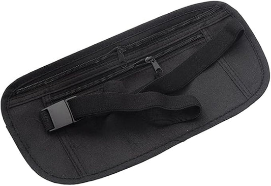 Upgraded Money Belt for Travel Hidden RFID Security Pouch Anti-Theft Passport Fanny Pack for Men & Women Present Gift money pouches for cash small travel money pouch under clothes for men