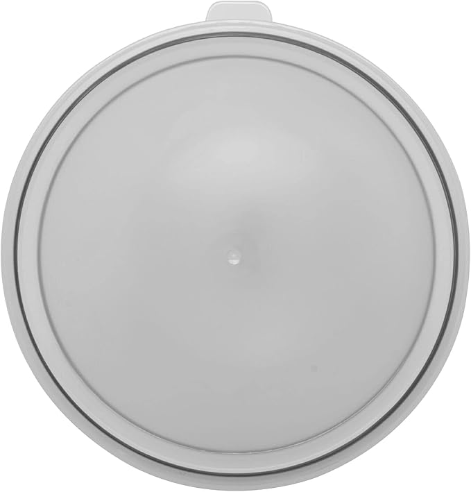 G.E.T. CR-0270-CL-EC Round Food Storage Crock w/ Lid, 2.7 Quart, Clear (Set of 4)