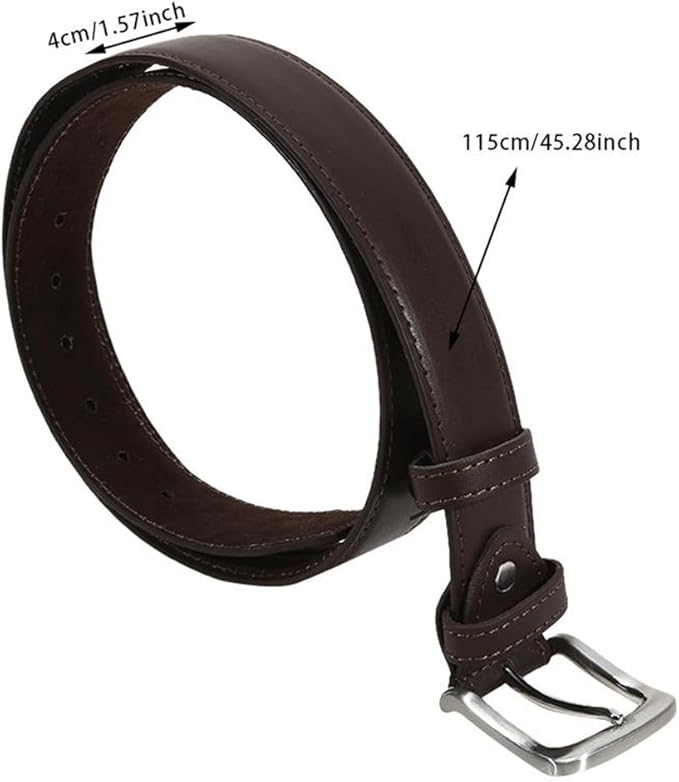 Women Men Hidden Money Belt for Travel Under Clothes Security Cash Safe Wallet Anti Theft Belt with Pouch(Brown-115Cm)
