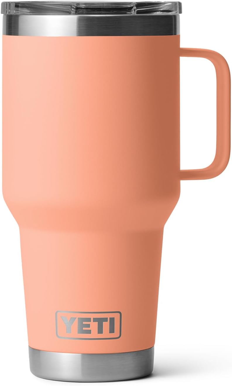 YETI Rambler 30 oz Travel Mug, Stainless Steel, Vacuum Insulated with Stronghold Lid