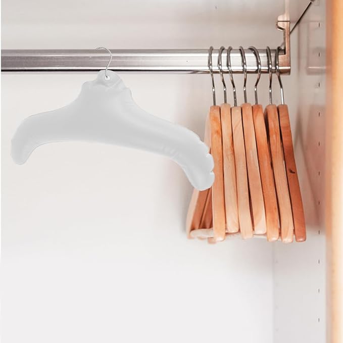 Inflatable Clothes Drying Rack Portable Foldable Travel Hanger with Strong Hook Space-Saving Design for Home and Outdoor Use