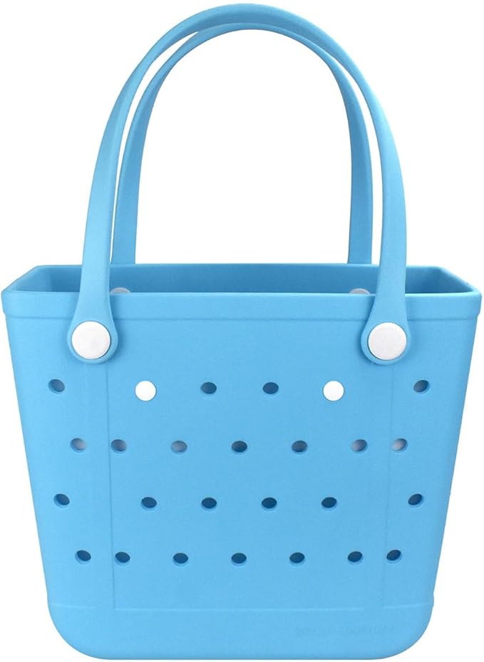 Lightweight Extra large Rubber Beach Bag Small mini Tote Bag for Gym Waterproof medium Open Handbag for Pool Sports