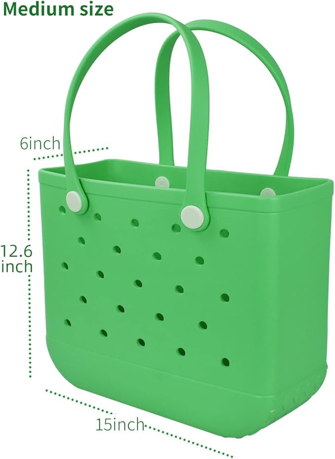 Lightweight Extra large Rubber Beach Bag Small mini Tote Bag for Gym Waterproof medium Open Handbag for Pool Sports