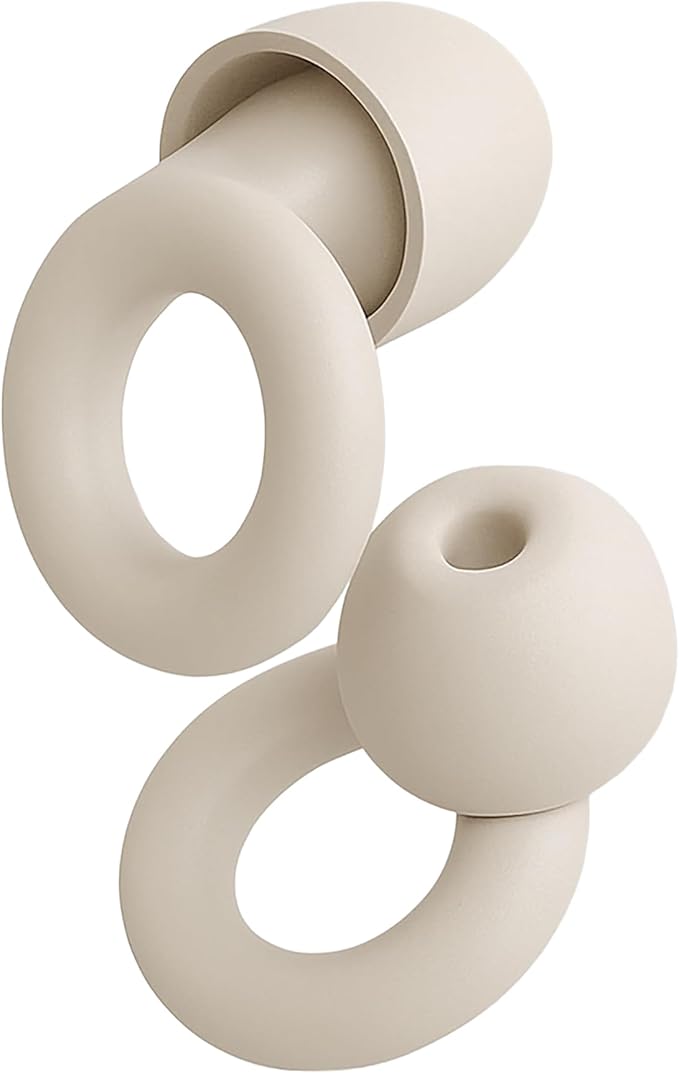 Earplugs for Concerts, Festivals, Musicians, Travel, Sleeping & Work Reusable High Fidelity Hearing Protection with Noise Reduction 17dB-21dB Comfortable