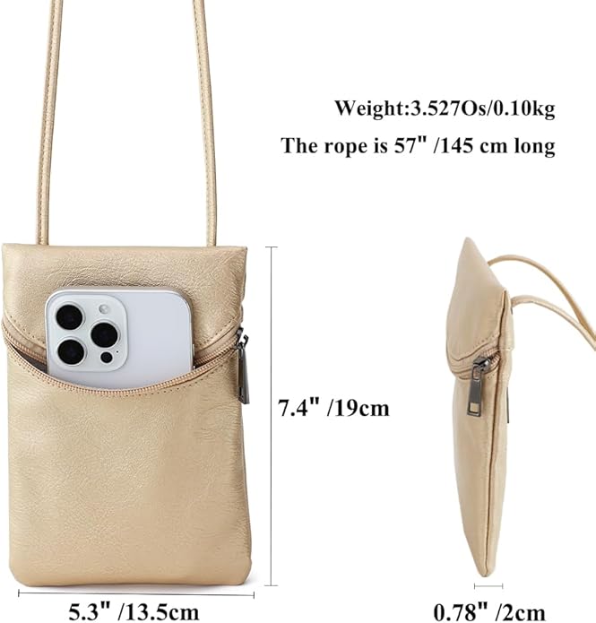 Small Crossbody Women Cell Phone Purse Wallet Bag With Shoulder Strap