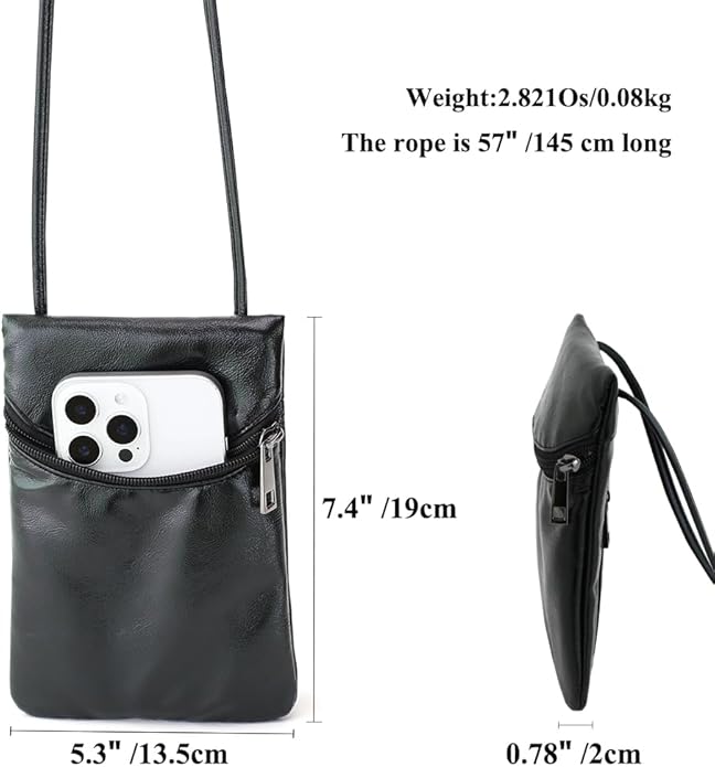Small Crossbody Women Cell Phone Purse Wallet Bag With Shoulder Strap