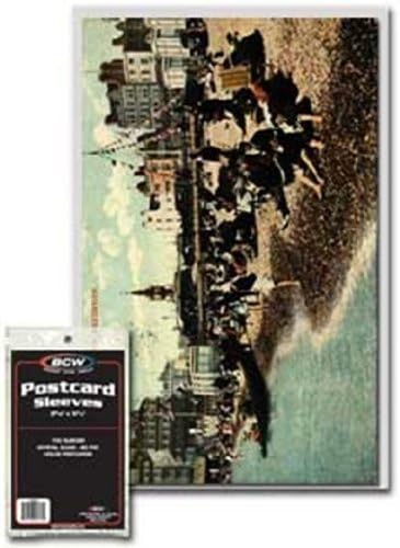 BCW Postcard Sleeves – 3.5x5 Archival Sleeves for Postcard Storage | Clear Polypropylene Post Card Sleeves | Protect Small Postcards, Photos & Invitations – 1000 Pack