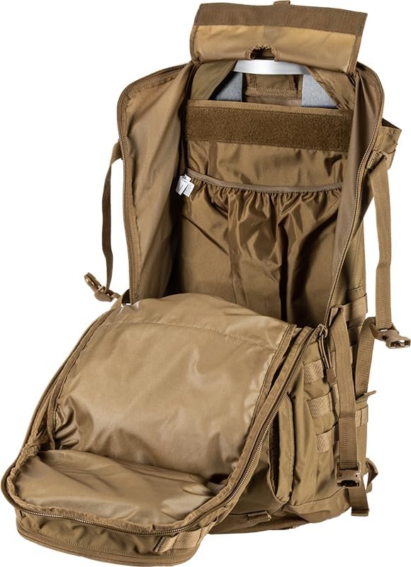 5.11 Tactical Unisex Rush 100 Backpack, 60L Storage Capacity, Convertible, Style 56555ABR