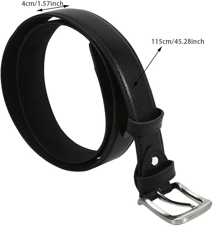 Generic Women Men Hidden Money Belt for Travel Under Clothes Security Cash Safe Wallet Anti Theft Belt with Pouch(Black-115Cm)