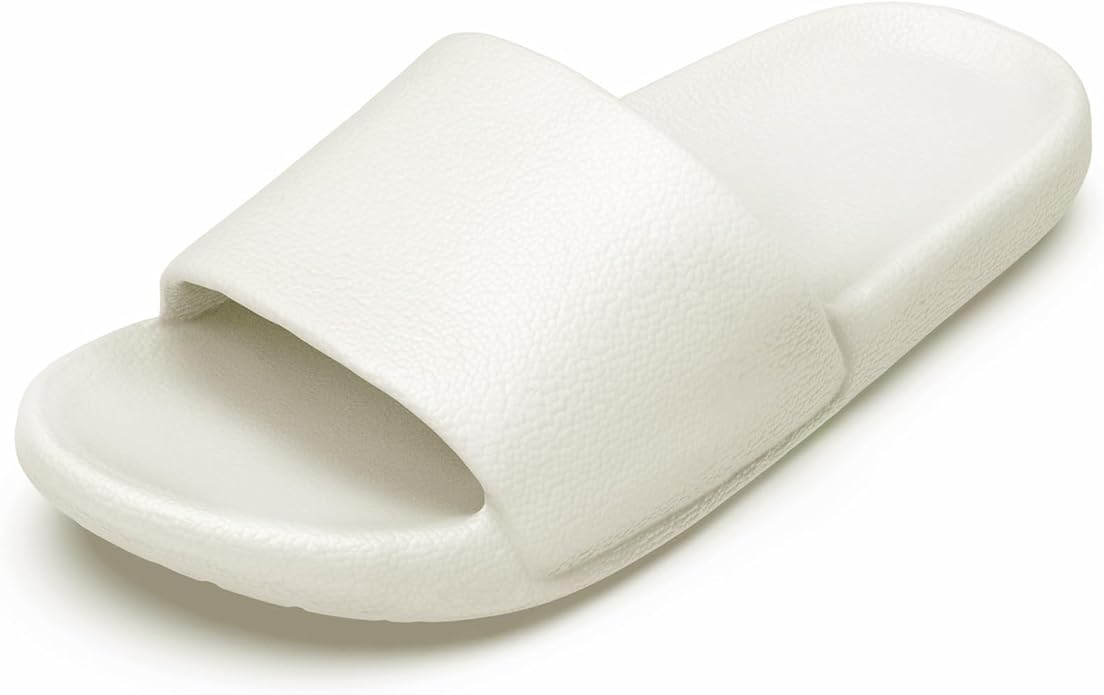 Shower Shoes for Women & Men - Non-Slip House Slippers - Cloud Comfort Slides - Quick-Dry, Arch Support - Perfect for Bathroom, Beach, Pool, Travel